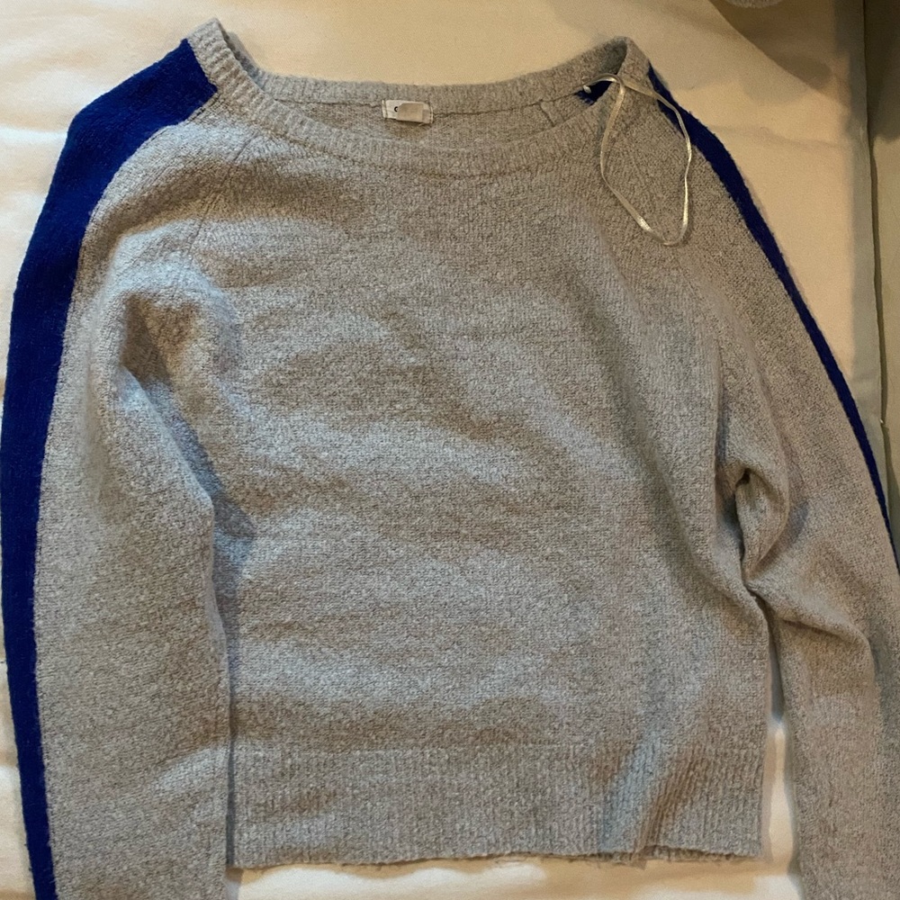 Garage grey and blue sweater